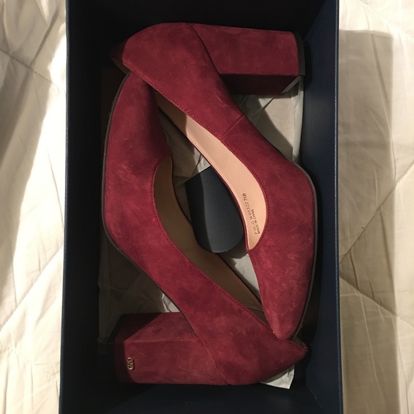 New Cole Haan Alanna Pump in Tawny Port Suede - Picture 10 of 17